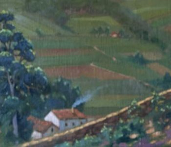Paisaje Rural  Betanzos oleo/lienzo 50 x 60 cm